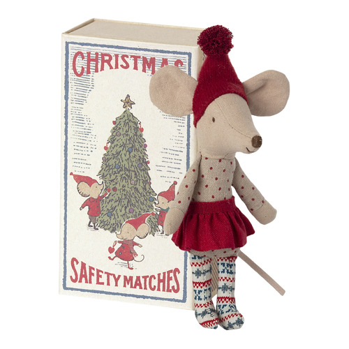 Maileg Christmas Mouse Big Sister in Box