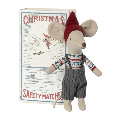 Maileg Christmas Mouse Big Brother in Box