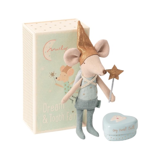 Maileg Tooth Fairy Brother Mouse in box