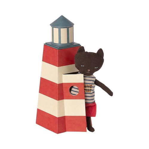 Maileg Lifeguard Tower with Cat