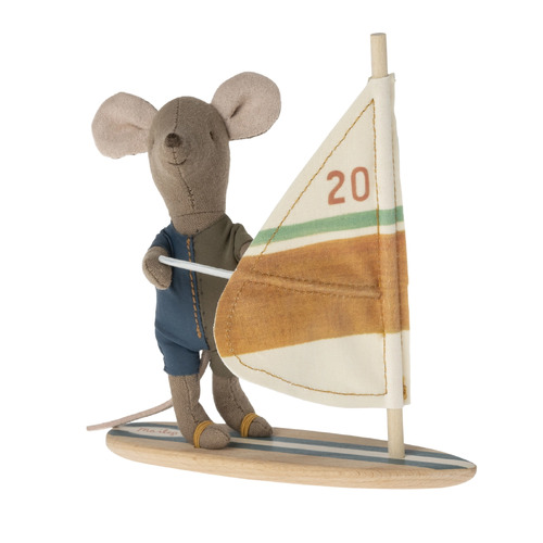 Maileg Beach Surfer Little Brother Mouse