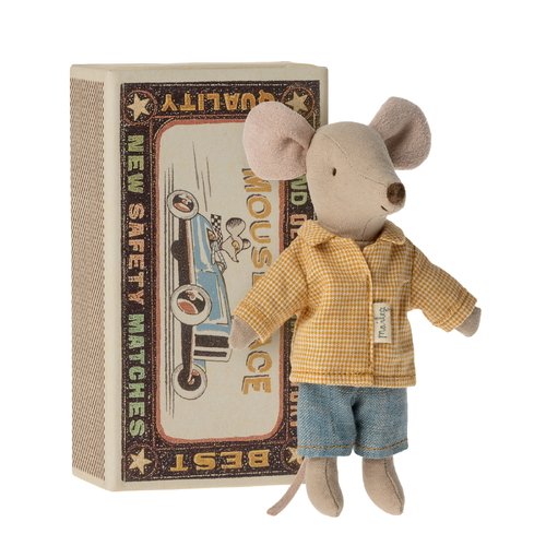 Maileg Big Brother Mouse in Matchbox