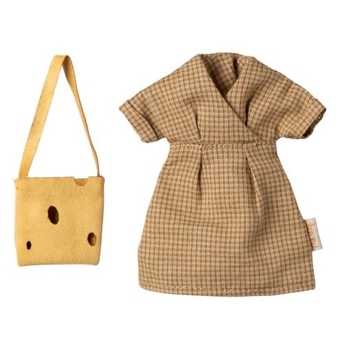Maileg Dress and Cheese Bag for Mum Mouse