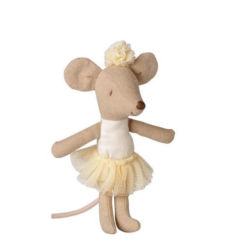 Maileg Ballerina Mouse - Little Sister - Off White