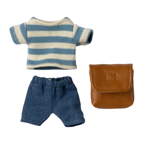 Maileg Clothes and Bag - Big Brother Mouse - Brown