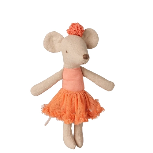 Maileg Ballerina Mouse - Big Sister - Dusty Coral