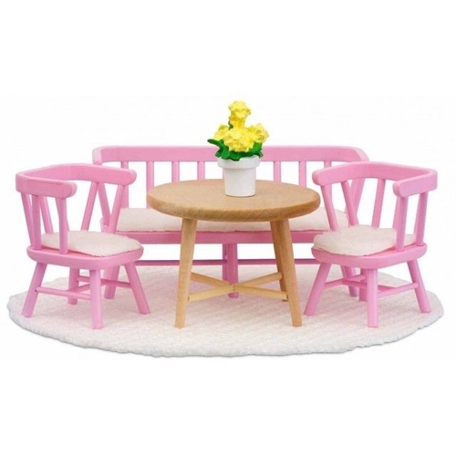 Lundby Smaland Kitchen Furniture Set - Pink