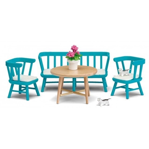 Lundby Smaland Kitchen Furniture Set - Blue