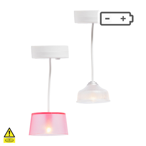 Lundby 2 Ceiling Lights - Battery Powered