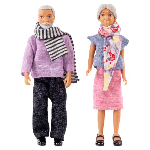 Lundby Grandparent Dolls