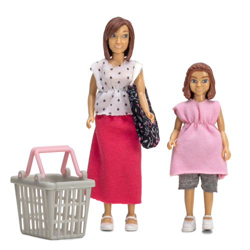 Lundby Mother & Daughter Shopping Doll Set