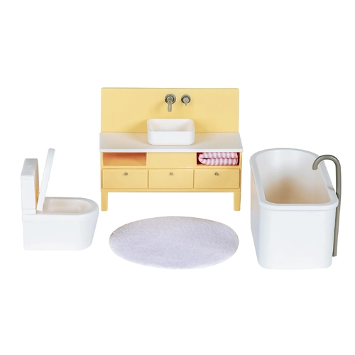 Lundby Basic Bathroom Doll House Furniture Set