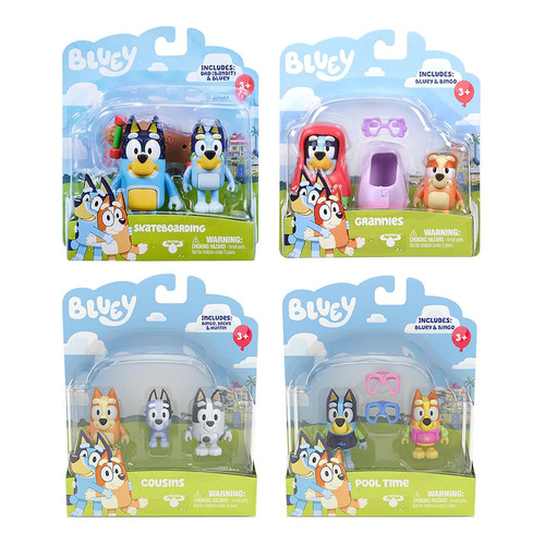 Bluey Figurine Sets - Sold Separately