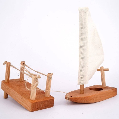 Magic Wood Sailboat & Dock