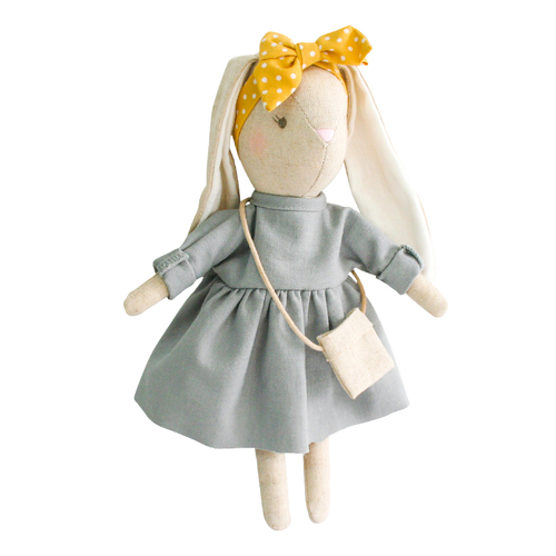 Alimrose Mini Sofia Bunny - Grey - 27cm