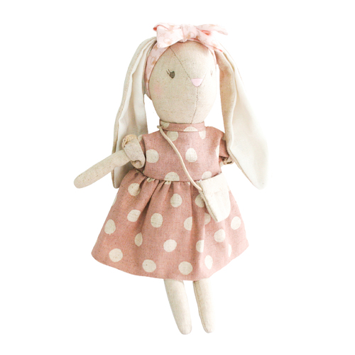 Alimrose Mini Sofia Bunny - Mauve - 27cm