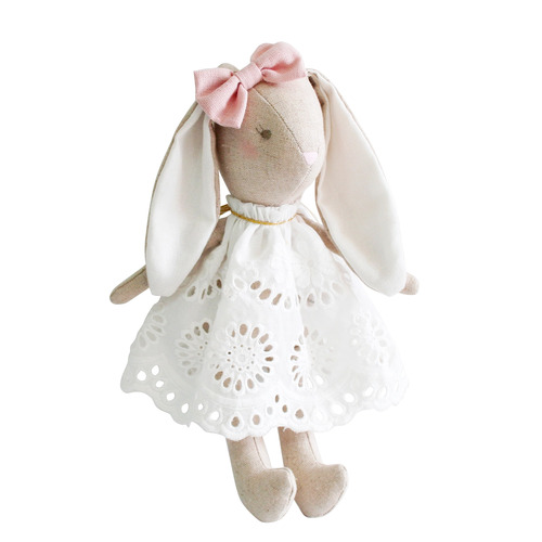 Alimrose Mini Broderie Bunny - 25cm