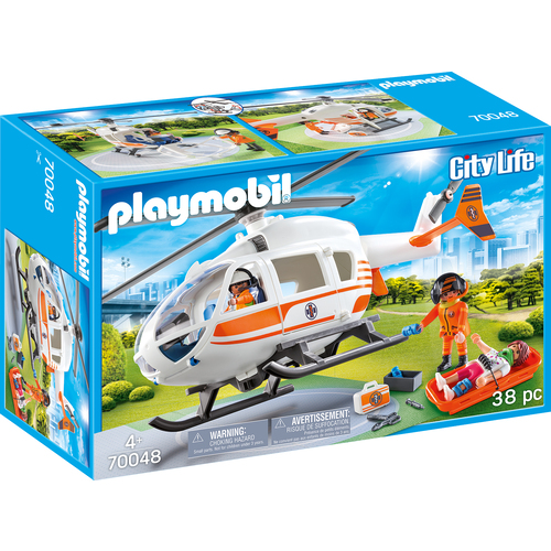 playmobil fire helicopter