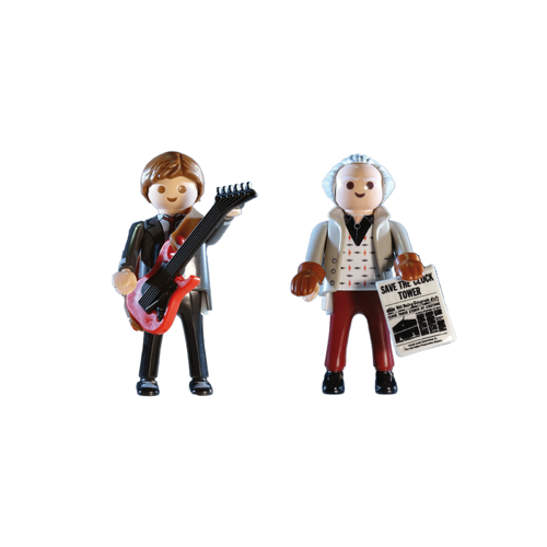 Playmobil Back to the Future Marty Mcfly and Dr. Emmett Brown