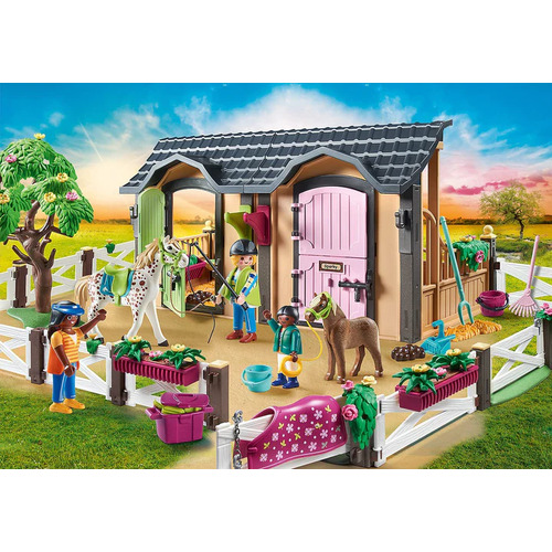 Playmobil Country Horse Riding Lessons with Stable