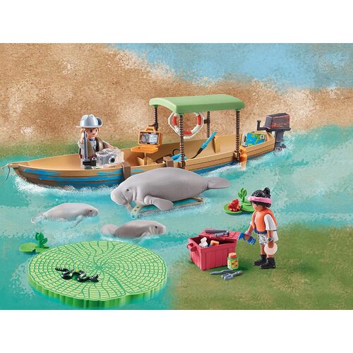 Playmobil Wiltopia Boat Trip to the Manatees