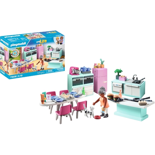 Playmobil My Life Kitchen with Dining Place