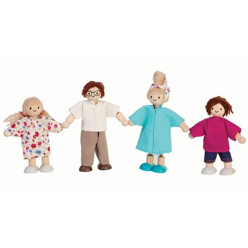 PlanToys Modern Wooden Doll Family