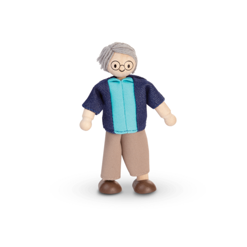 PlanToys Wooden Grandfather Doll