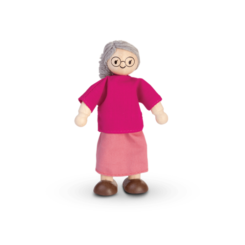 PlanToys Wooden Grandmother Doll