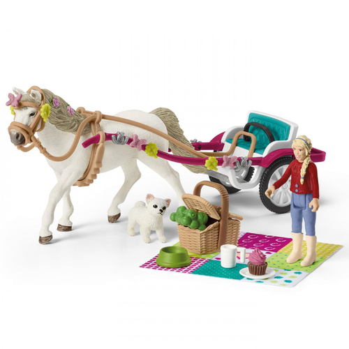 Schleich Horse Club Small Carriage Ride with Picnic