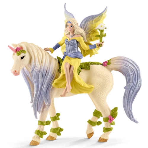 Schleich Fairy Sera with Blossom Unicorn