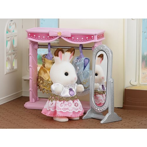 sylvanian families dressing area set