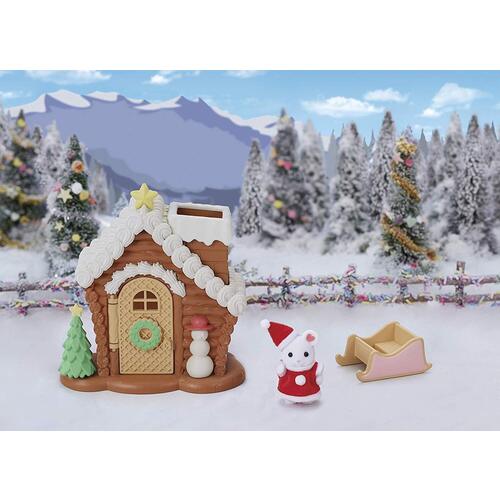sylvanian families gingerbread house