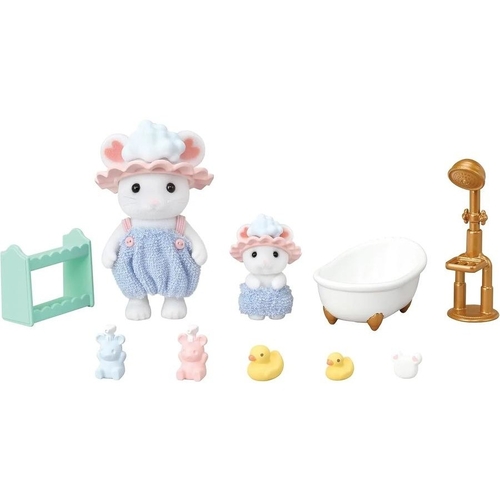 Sylvanian Families Bath Time Bubble Siblings
