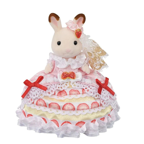 Sylvanian Families Freya's Birthday - Strawberry Cake Dress